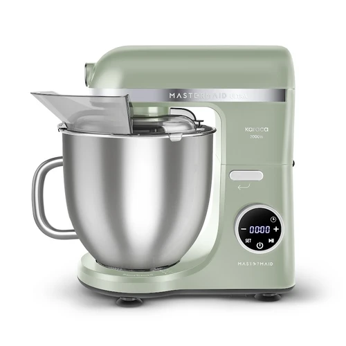 Karaca Mastermaid Chef Ultra D2000W 7L Dijital Ekranlı Hamur Yoğurma Makinesi Cabbage Green
