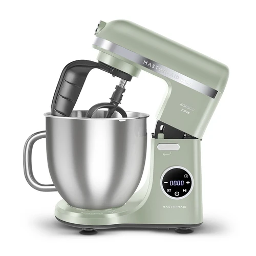 Karaca Mastermaid Chef Ultra D2000W 7L Dijital Ekranlı Hamur Yoğurma Makinesi Cabbage Green