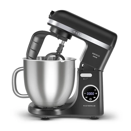 Karaca Mastermaid Chef Ultra D2000W Dijital Ekranlı Hamur Yoğurma Makinesi Matte Black 7L
