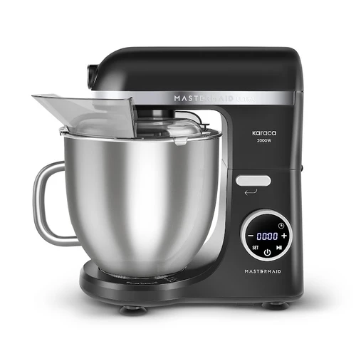 Karaca Mastermaid Chef Ultra D2000W Dijital Ekranlı Hamur Yoğurma Makinesi Matte Black 7L