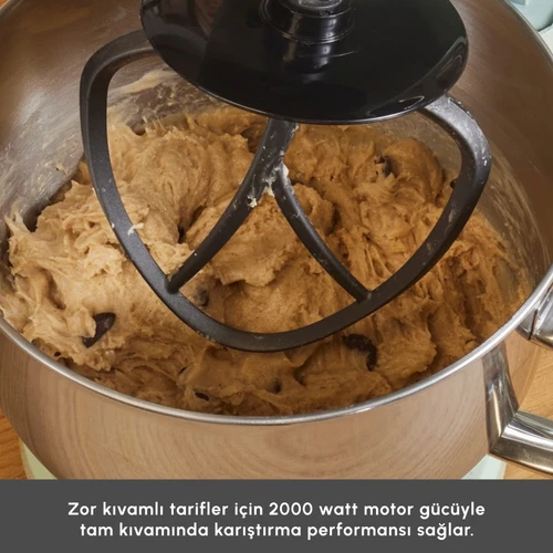 Karaca Mastermaid Chef Ultra D2000W Dijital Ekranlı Hamur Yoğurma Makinesi Rosegold 7L