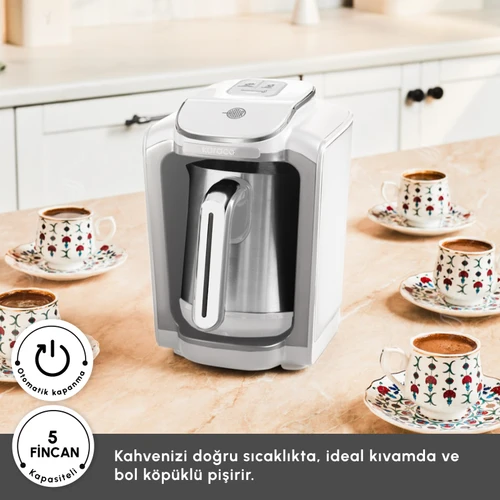 Karaca Hatır Neo Inox Türk Kahve Makinesi White