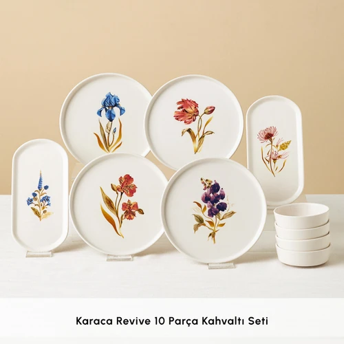Karaca Revive 10 Parça 4 Kişilik Kahvaltı Seti