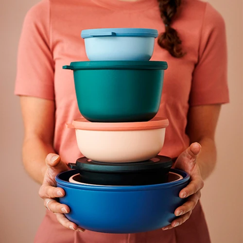 Mepal Multi Bowl Cirqula Yuvarlak Saklama Kabı 1000 ml Vivid Mauve