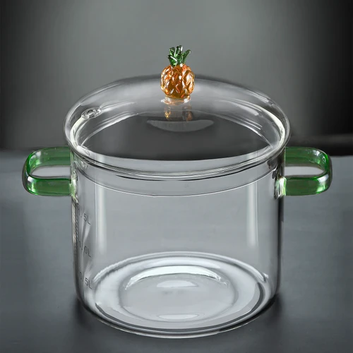 Borglas Ananas Serie Cam Derin Tencere 16 cm
