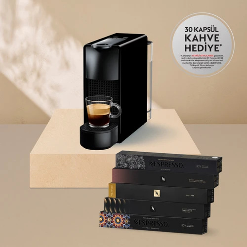 Nespresso C30 Essenza Mini Siyah Kahve Makinesi