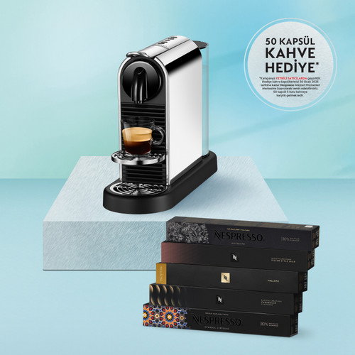 Nespresso D140 Citiz Platinium Metalik Kahve Makinesi