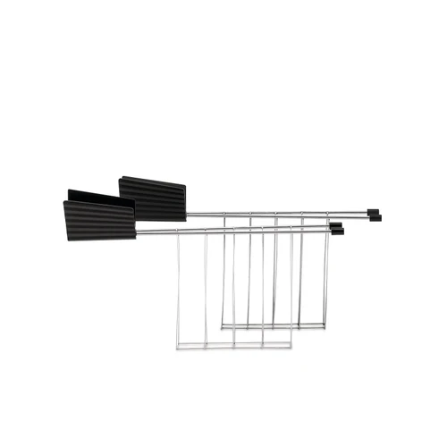 Alessi Plisse 2'li Tost Makinesi Kelepçesi Siyah