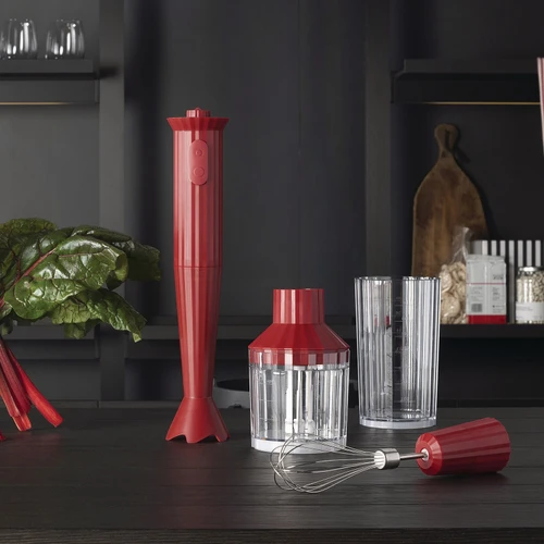 Alessi Plisse Blender Seti Kırmızı