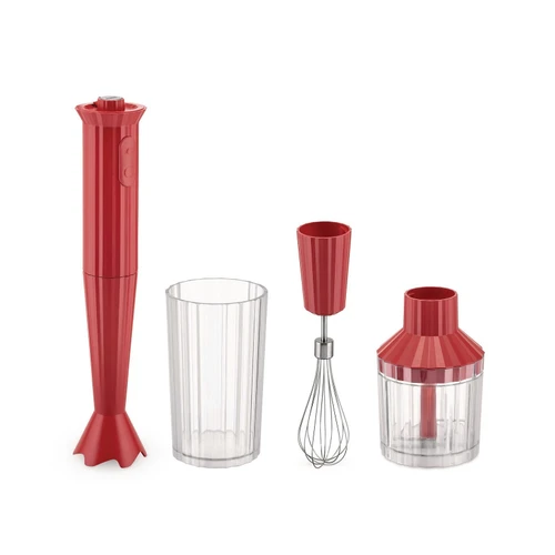 Alessi Plisse Blender Seti Kırmızı