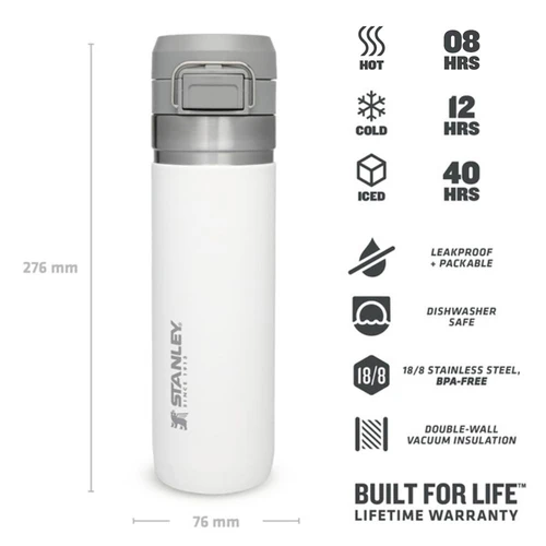 Stanley The Quick Flip Water Bottle 0,7L Polar