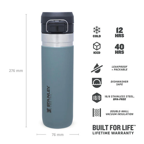 Stanley The Quick Flip Water Bottle 0,7L Shale