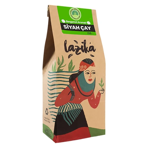 Lazika Bergamot Aromalı Siyah Çay 350 Gr