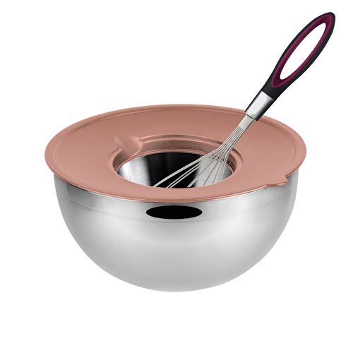 Emsan Demre 3 in 1 Golden Pink Çok Amaçlı Karıştırma ve Saklama Kabı