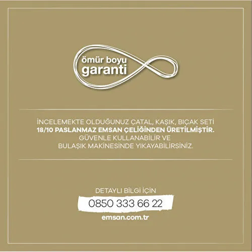 Emsan Sedir 12 Parça Yemek Çatalı Emsan Sedir 12 Parça Yemek Çatalı