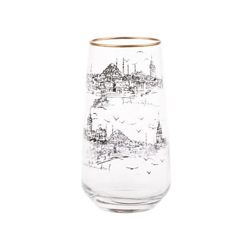 Emsan İstanbul Desen Meşrubat Bardağı 3lü Set