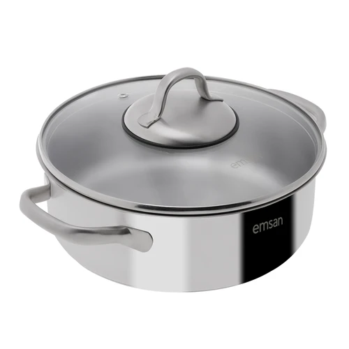 Emsan Steel Force Pilav/Karnıyarık Tencere 24 cm