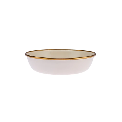 Emsan Artisan Emaye Çukur Tabak 18 cm