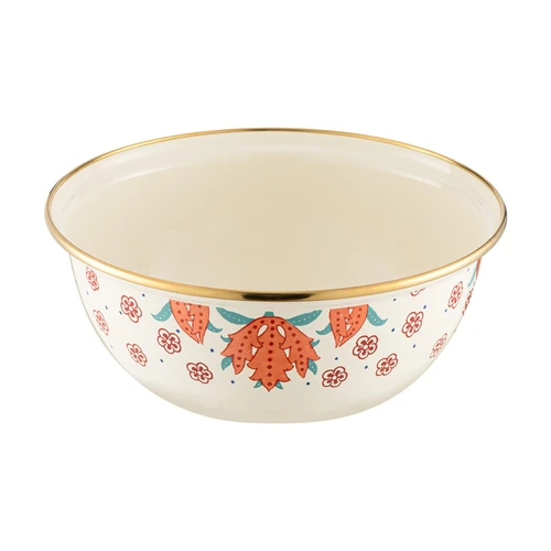 Emsan Hasbahçe Emaye Salata Kasesi 22 Cm