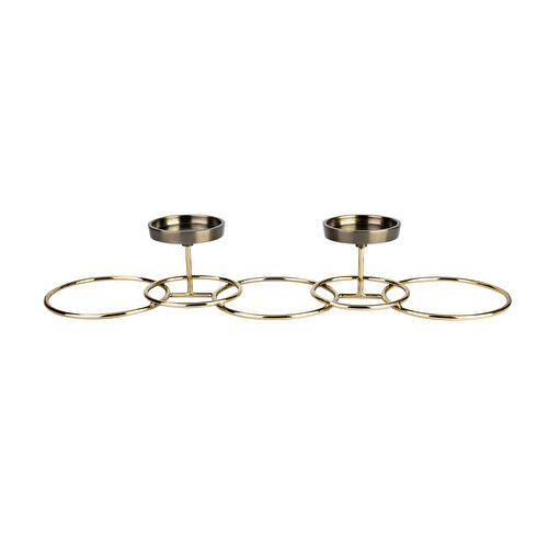 Karaca New Year Yılbaşı Ring 9x29 cm 2li Mumluk