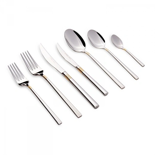 Karaca Nil Gold 84 Parça Çatal Kaşık Bıçak Takımı Kutulu