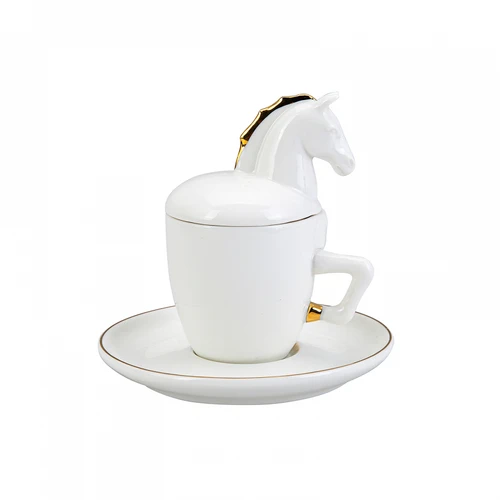 Karaca Horse 2 Kişilik Kahve Fincan Takımı 80 ml