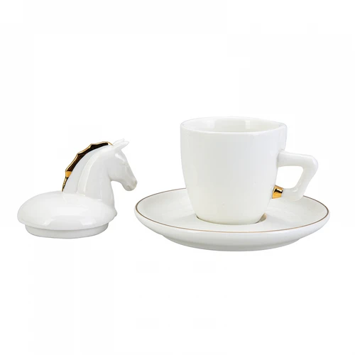 Karaca Horse 2 Kişilik Kahve Fincan Takımı 80 ml