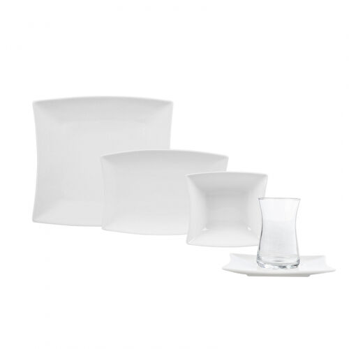 Karaca Forever Bone New Perfect White 26 Parça 6 Kişilik Kahvaltı Takımı Karaca Forever Bone New Perfect White 26 Parça 6 Kişilik Kahvaltı Takımı