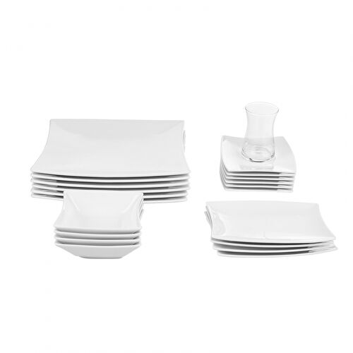 Karaca Forever Bone New Perfect White 26 Parça 6 Kişilik Kahvaltı Takımı Karaca Forever Bone New Perfect White 26 Parça 6 Kişilik Kahvaltı Takımı