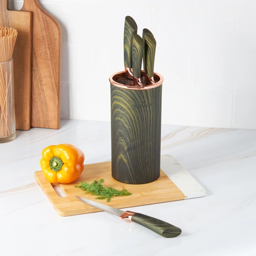 Karaca Wave Green 6 Parça Bıçak Seti