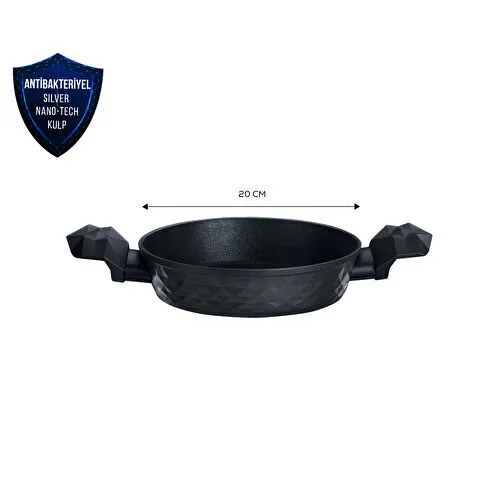 Karaca Biodiamond Antibakteriyel Kulp Sahan 20 Cm Karaca Biodiamond Antibakteriyel Kulp Sahan 20 Cm