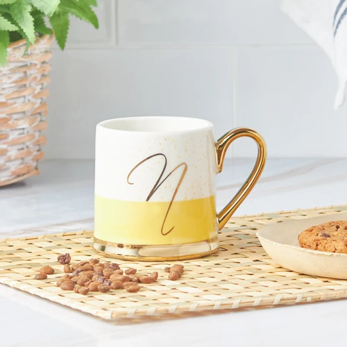 Karaca N Harfli Mug
