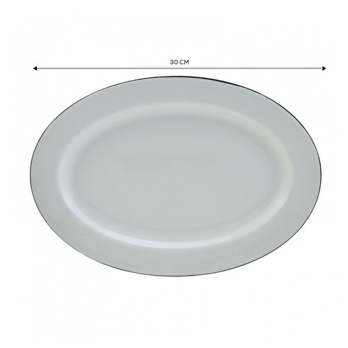 Karaca Elica 30 cm Oval Kayık Tabak