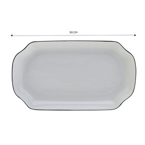 Karaca Elica Dikdörtgen 30 cm Kayık Tabak