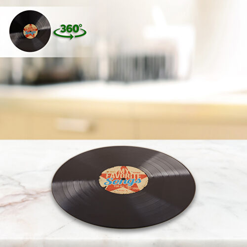 Karaca Disk Döner Stantlı Sunum Tabağı