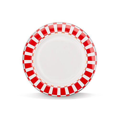 Karaca Aries Kırmızı Servis Tabağı 27 cm
