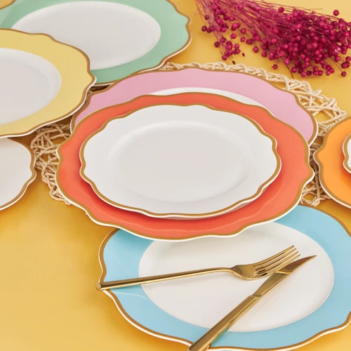Karaca Rainbow Porselen 12 Parça 6 Kişilik Yemek Takımı