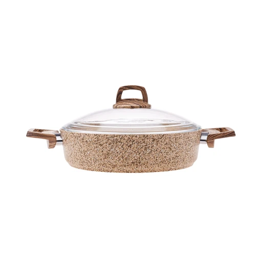 Karaca Wood Silver Biogranit Pilav/Karnıyarık Tenceresi 30 cm
