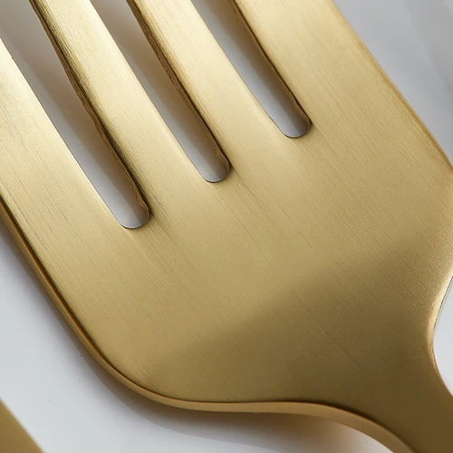 Karaca Orion 30 Parça 6 Kişilik Çatal Kaşık Bıçak Takımı Matte Gold