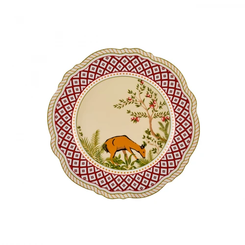 Karaca x Arslantepe Dalgalı Porselen Servis Tabağı 27 cm