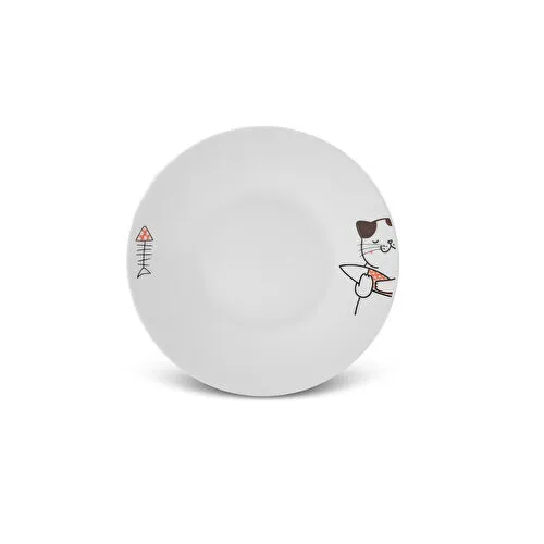 Karaca Kedili 6 Kişilik Kahve Fincanı Takımı 80 ml