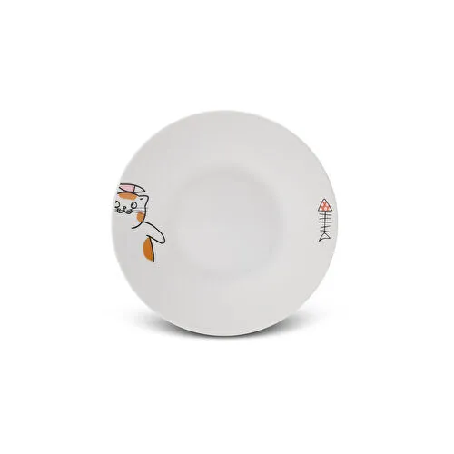 Karaca Kedili 6 Kişilik Kahve Fincanı Takımı 80 ml