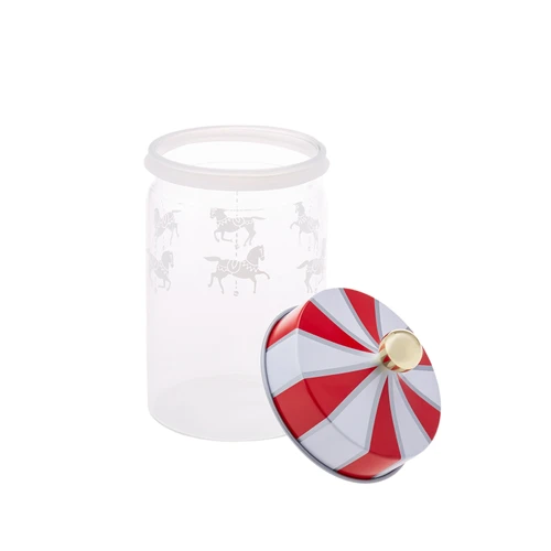 Karaca Karnaval Cam Saklama Kabı 980 ml