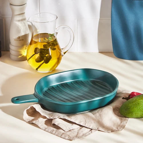 Karaca Malia Oval Mavi Fırın Kabı 28 cm