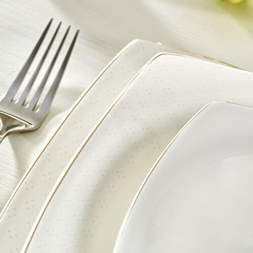 Karaca Fine Pearl Ayra 62 Parça 12 Kişilik Yemek Takımı