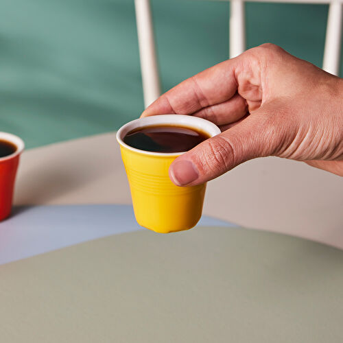 Karaca Nero Sarı Espresso Fincanı 60 ml