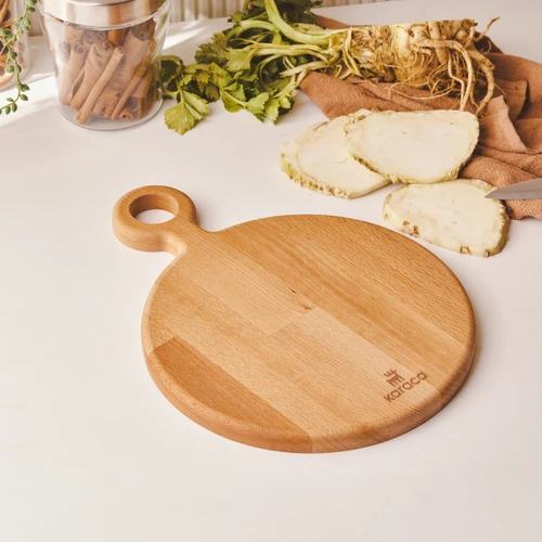 Karaca Woodland Round Kesme Tahtası L