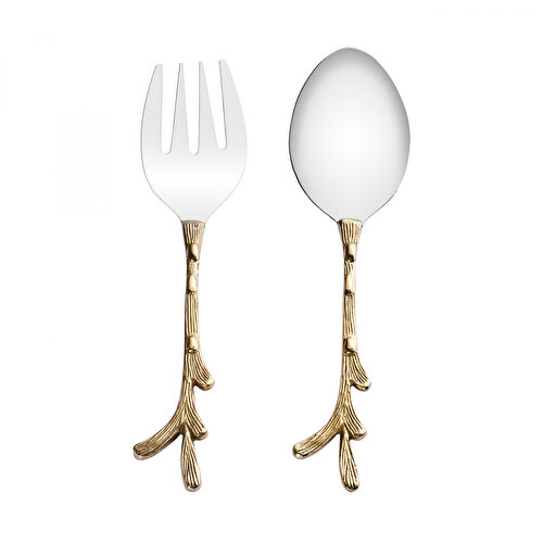 Karaca Home Mila Servis Kaşık ve Çatal Seti Gold