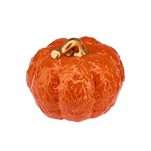 Karaca Home Halloween Balkabağı Seramik Dekoratif Biblo 17cm Turuncu