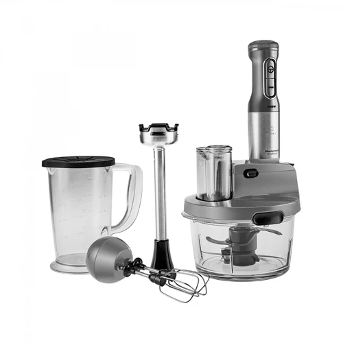 Karaca Mastermaid Prosteel Cam Mutfak Robotu Uzun Blender Ayaklı 6 Bıçaklı 2500 W Galaxy Grey